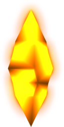 Yellow Energy Crystal